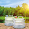 Collapsible Water Container, Accordion Jerrycan, Drinking Water Storage Jug with Spigot